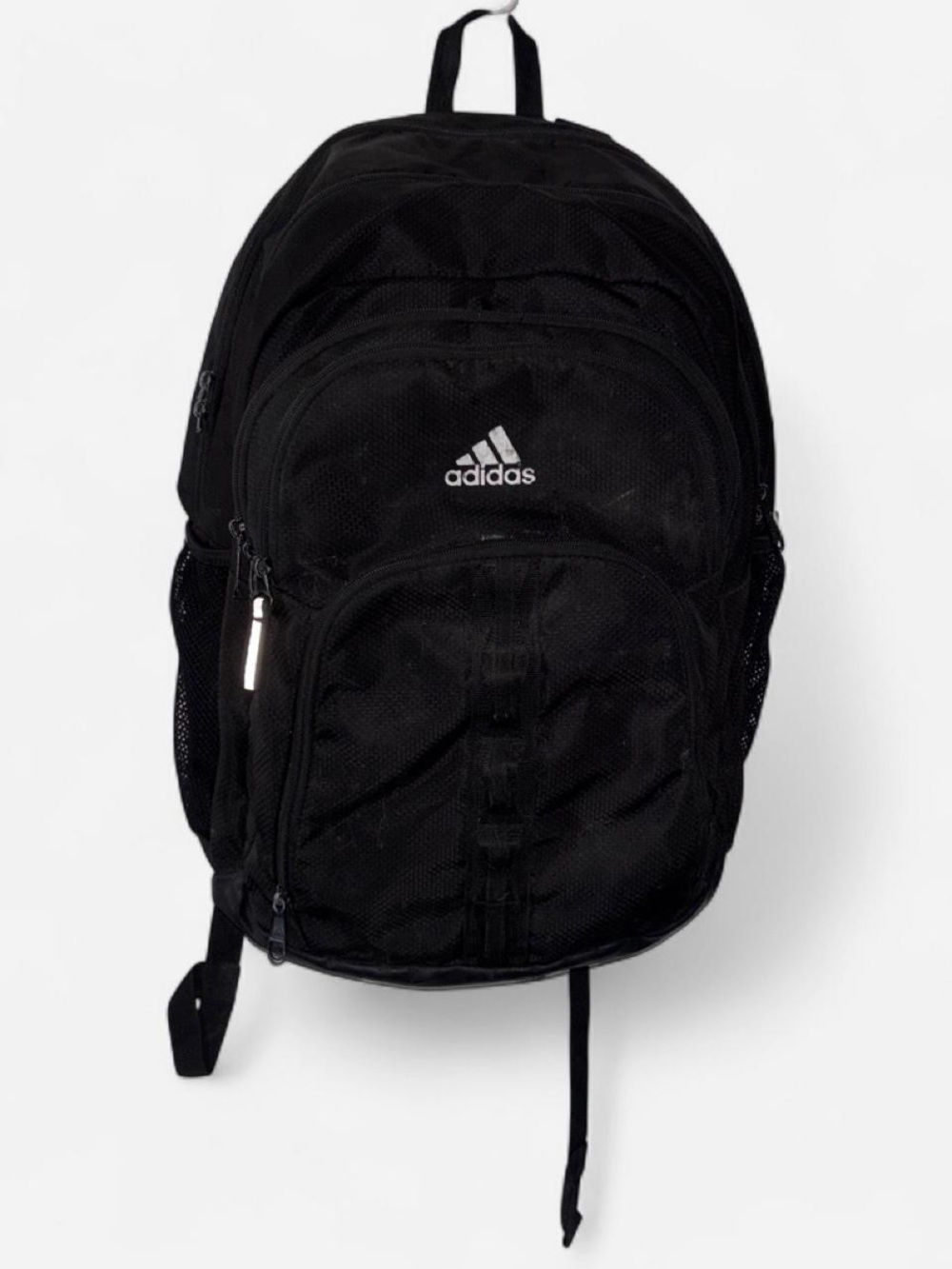 adidas Black Multi‑Pocket Backpack